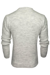 Xact Mens Cable Knit Crew Jumper 'Sane'-3