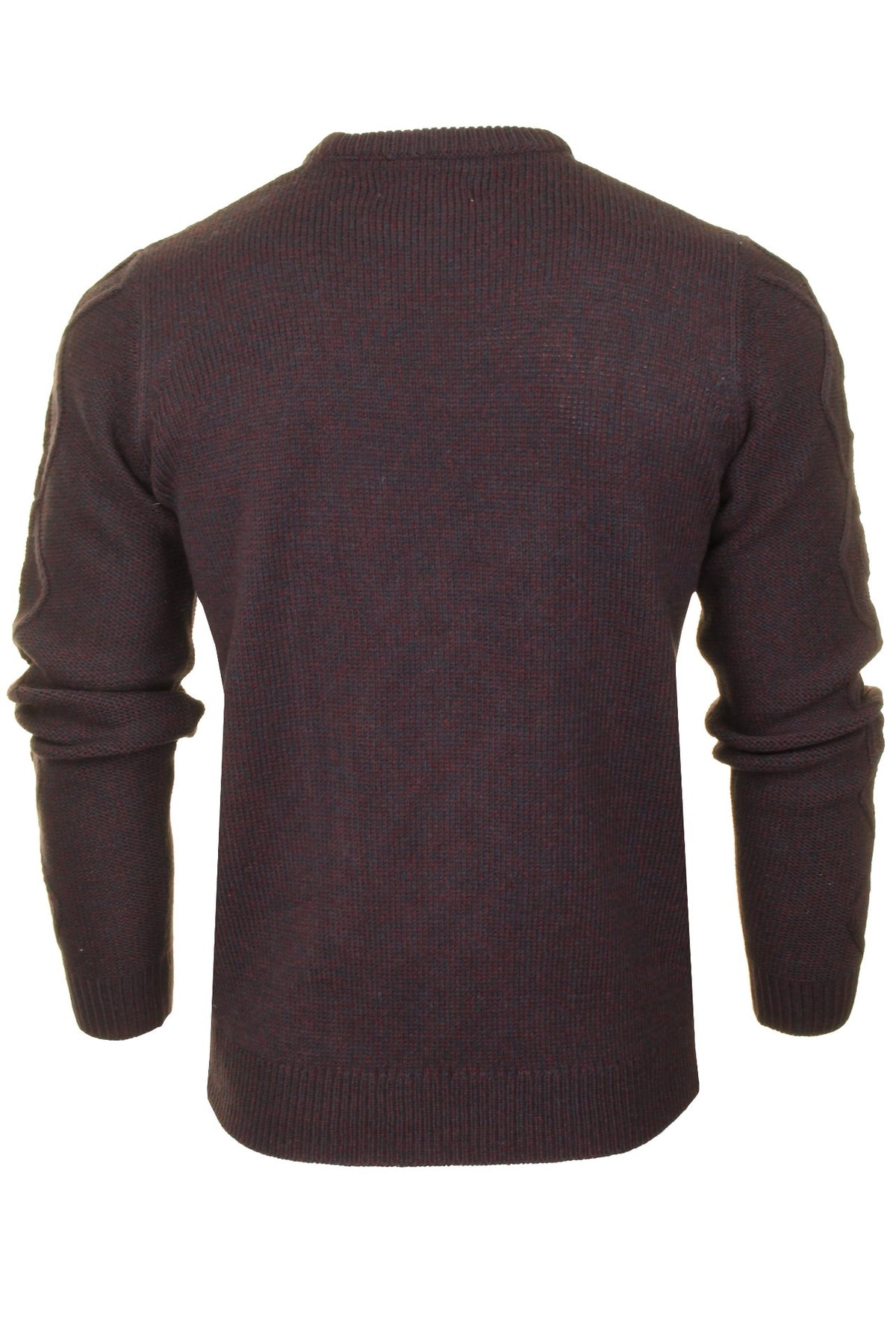 Xact Mens Cable Knit Crew Neck Jumper-3