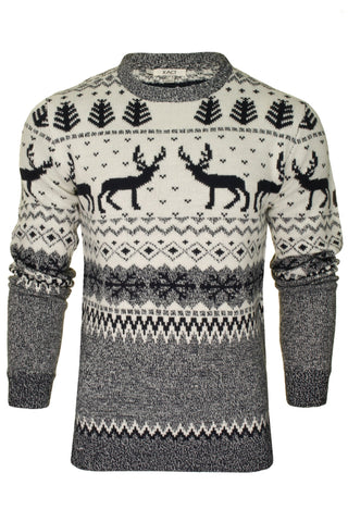 Xact Men's Nordic 'Reindeer' Xmas/ Christmas Jumper-Main Image