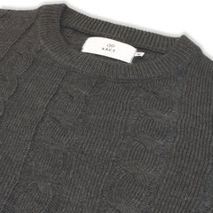 Xact Men's Crew Neck Cable Knit Jumper-3