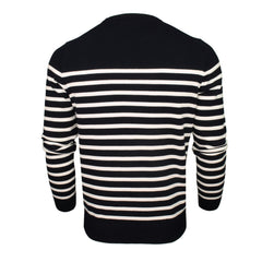 Xact Mens Breton Stripe Pure Cotton Jumper-3