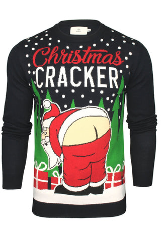 Xact Men's Christmas Jumper, Novelty Funny Naughty Theme-Main Image