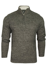 Xact Mens 1/4 Zip Twist Jumper-Main Image