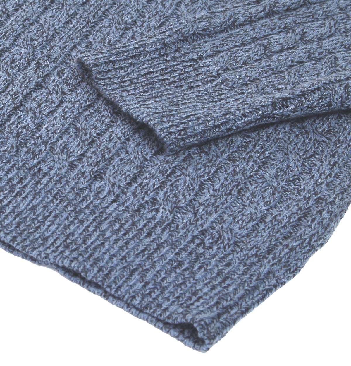 Xact Mens Cotton Rich 1/4 Zip Cable Knit Jumper-4