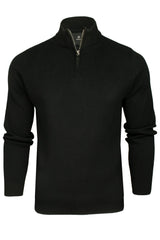 Xact Mens Cotton Rich 1/4 Zip Knit Jumper-Main Image