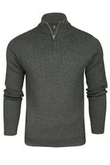 Xact Mens Cotton Rich 1/4 Zip Knit Jumper-Main Image