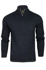 Xact Mens Cotton Rich 1/4 Zip Knit Jumper-Main Image