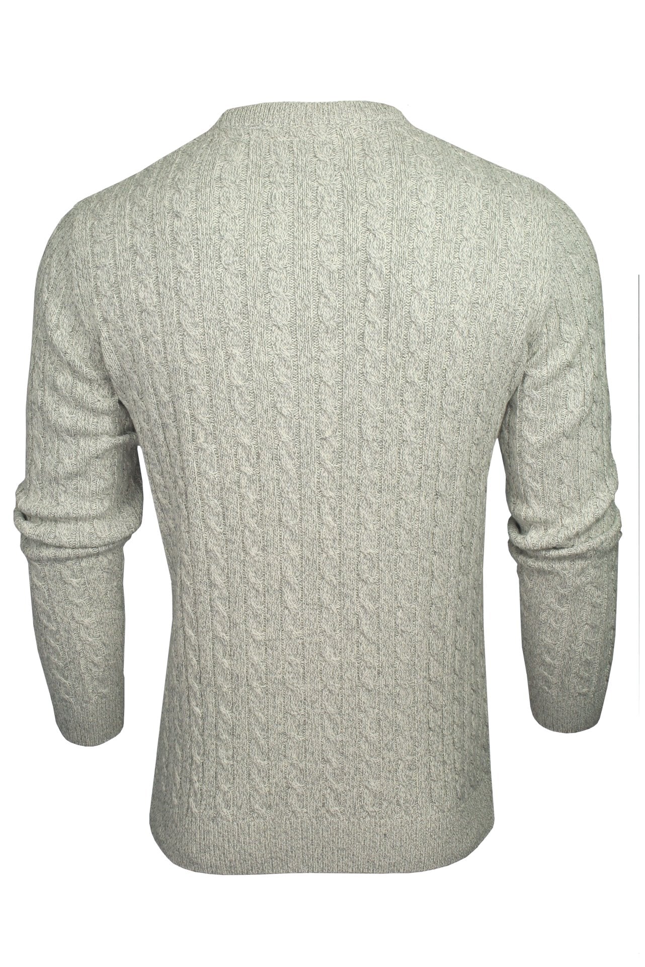 Xact Men's Sustainable Cotton Rich Cable Knit Jumper-3