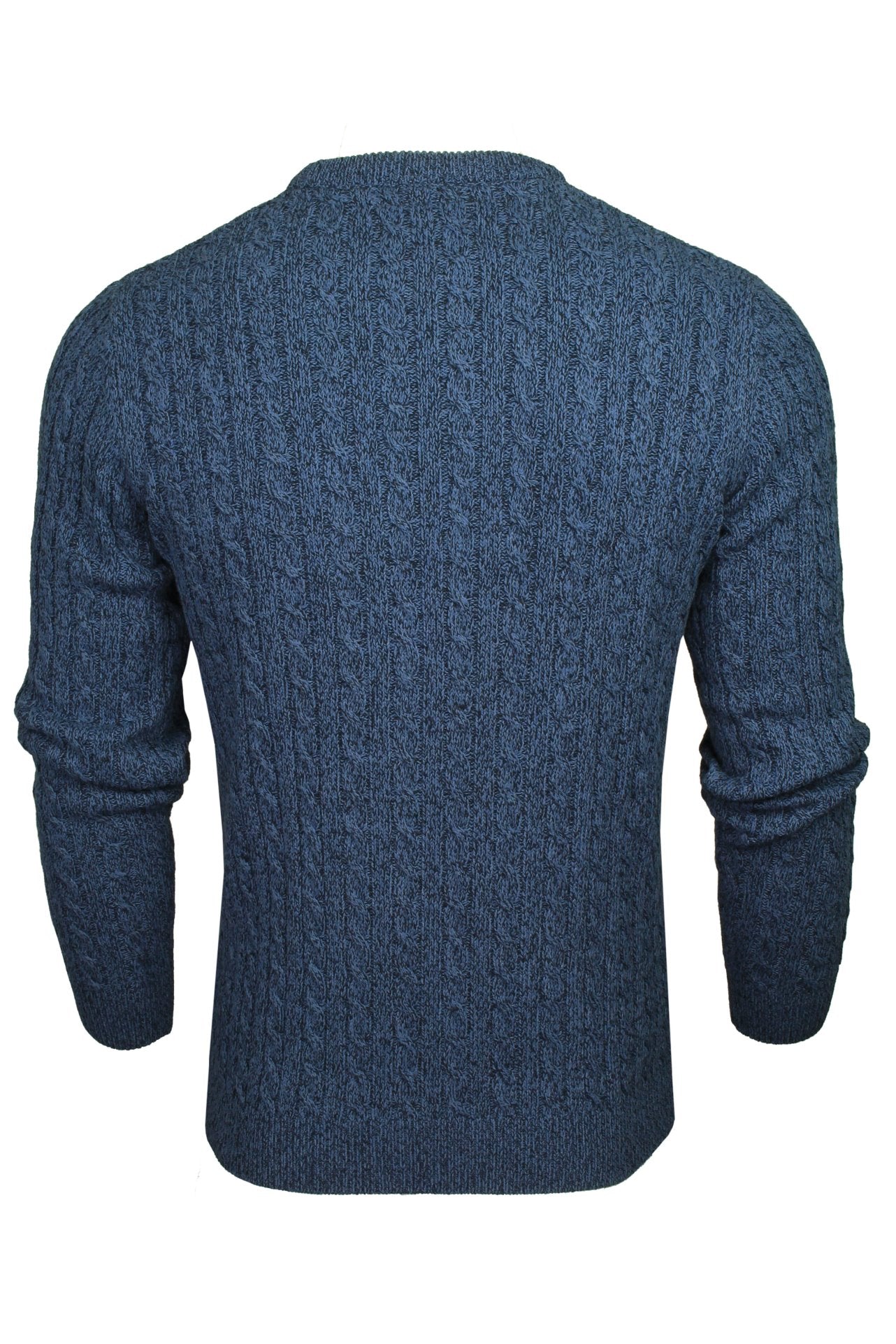Xact Men's Sustainable Cotton Rich Cable Knit Jumper-3