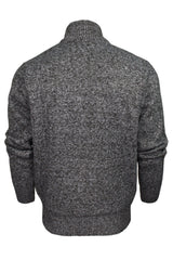 Xact Mens Full Zip Cardigan with Check Micro Fleece Lining-4