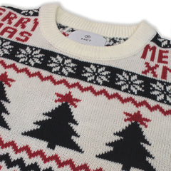 Xact Men's Nordic Fairisle Crew Neck Christmas Jumper-4