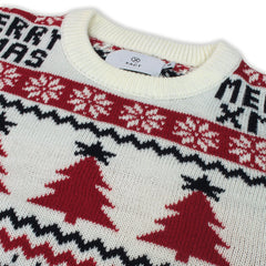 Xact Men's Nordic Fairisle Crew Neck Christmas Jumper-4