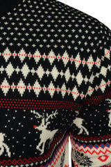 Xact Men's Nordic Fairisle Crew Neck Christmas Jumper-2