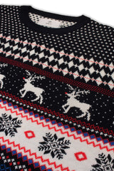 Xact Men's Nordic Fairisle Crew Neck Christmas Jumper-4