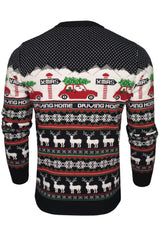 Xact Men's Nordic Fairisle Crew Neck Christmas Jumper-3