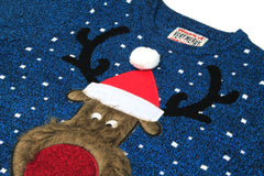 Xact Men's '3D Novelty' Christmas Jumper, Crew Neck-4