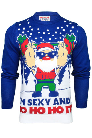 Xact Men's '3D Novelty' Christmas Jumper, Crew Neck-Main Image