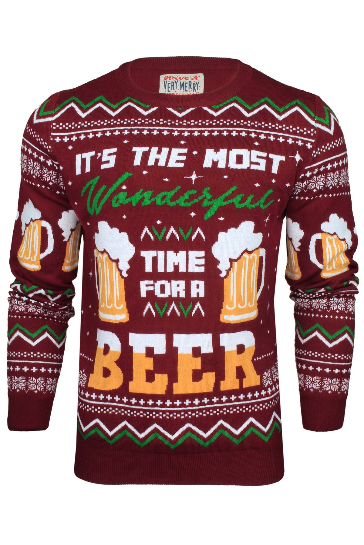 Xact Men's Christmas Jumper, Novelty Funny Naughty Theme-Main Image