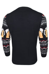 Xact Men's Christmas Jumper, Novelty Funny Naughty Theme-3