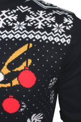 Xact Men's Christmas Jumper, Novelty Funny Naughty Theme-2