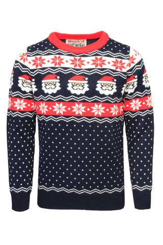 Xact Boys Novelty Festive Christmas Jumper, Crew Neck-Main Image