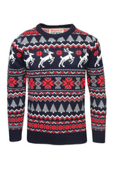 Xact Boys Novelty Festive Christmas Jumper, Crew Neck-2