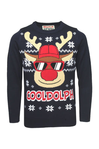 Xact Boys Novelty Festive Christmas Jumper, Crew Neck-Main Image