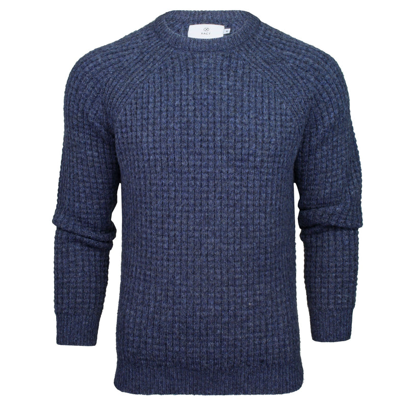 Xact Men's Tuck Rib Crew Neck Jumper, Soft Feel, Raglan Sleeves-2