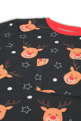 Xact Boys/ Kids Christmas Reindeer Print Pyjamas/ PJs Set-3