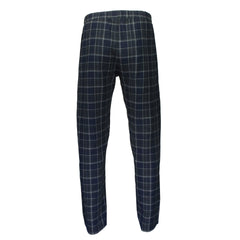 Xact Mens Soft Flannel Check Long Pyjama Bottoms/ Lounge Pants, Side Pockets, Regular Fit-3