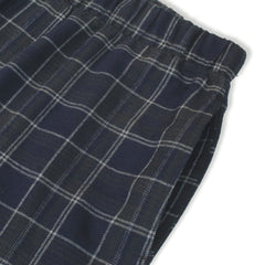 Xact Mens Soft Flannel Check Long Pyjama Bottoms/ Lounge Pants, Side Pockets, Regular Fit