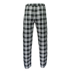 Xact Mens Soft Flannel Check Long Pyjama Bottoms/ Lounge Pants, Side Pockets, Regular Fit-3