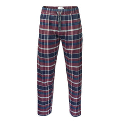 Xact Mens Soft Flannel Check Long Pyjama Bottoms/ Lounge Pants, Side Pockets, Regular Fit-2