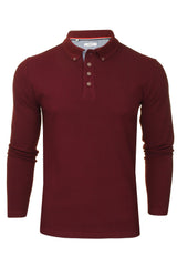 Xact Men's Long-Sleeved Polo T-Shirt, 100% Cotton Pique, Slim Fit-Main Image