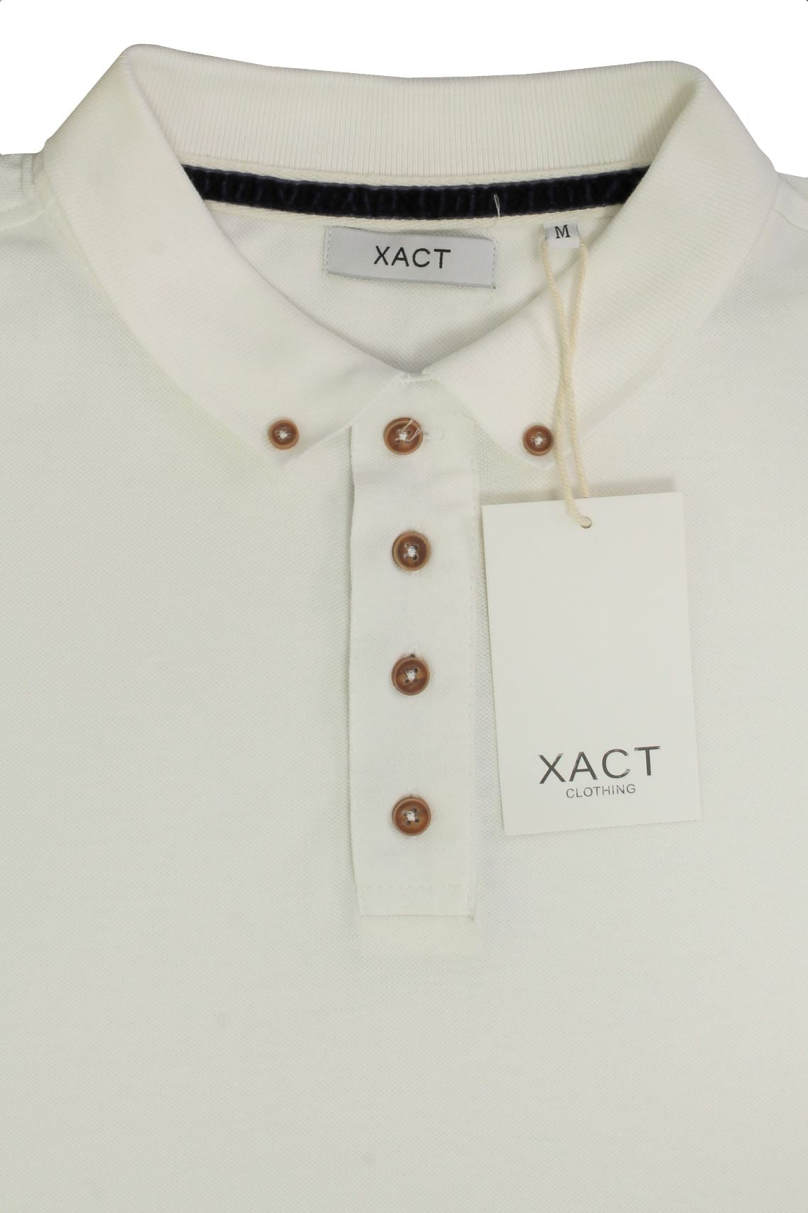 Xact Mens Polo T-Shirt Pique Long Sleeved-4