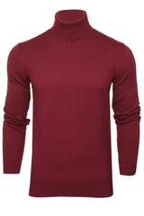 Xact Mens Roll Neck Jumper - 100% Cotton - Long Sleeved-Main Image