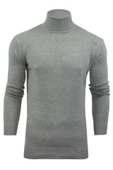 Xact Mens Roll Neck Jumper - 100% Cotton - Long Sleeved-2