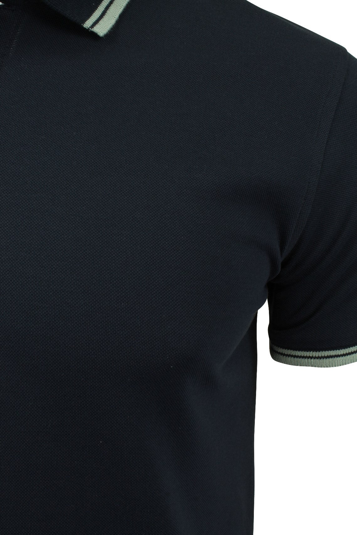 Xact Mens Beach Polo Short Sleeved  With Tipped collar-2