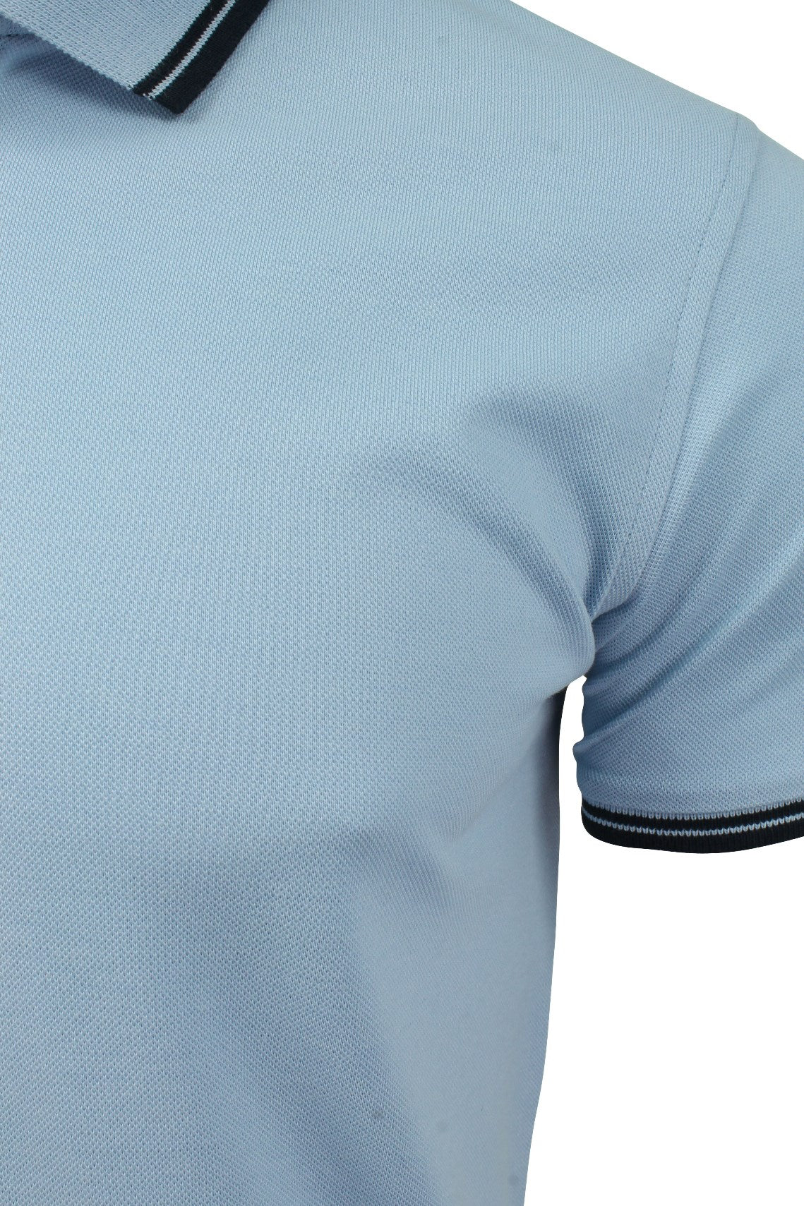 Xact Mens Beach Polo Short Sleeved  With Tipped collar-2