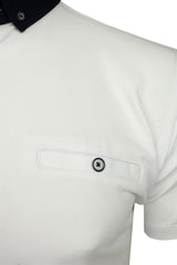 Xact Mens Polo Shirt with Short Sleeves and Button Down Collar-2