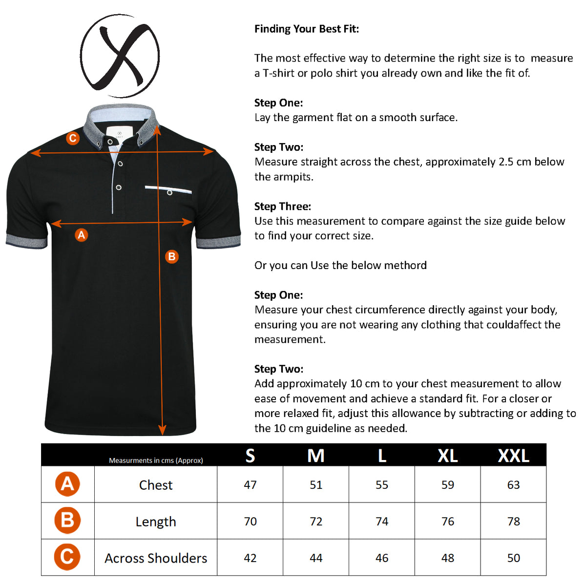 Xact Men's Smart Cotton Stretch Polo Shirt, Button Down Collar, Short Sleeved-2