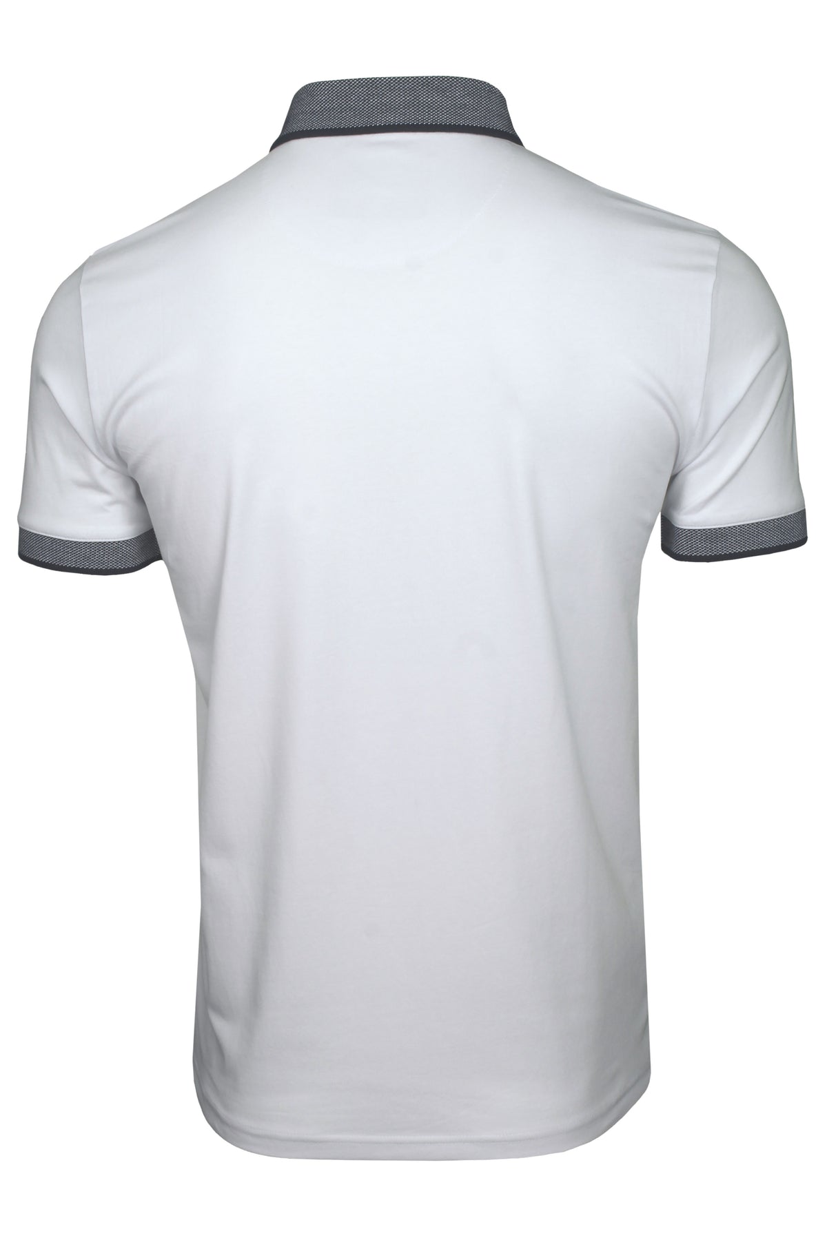 Xact Men's Smart Cotton Stretch Polo Shirt, Button Down Collar, Short Sleeved-3