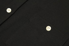 Xact Men's Grandad Collar Oxford Shirt Slim Fit Short Sleeved