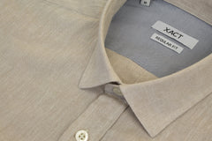 Xact Men's Long Sleeved Linen Shirt, Regular Fit, Standard Collar, Chest Pocket-4