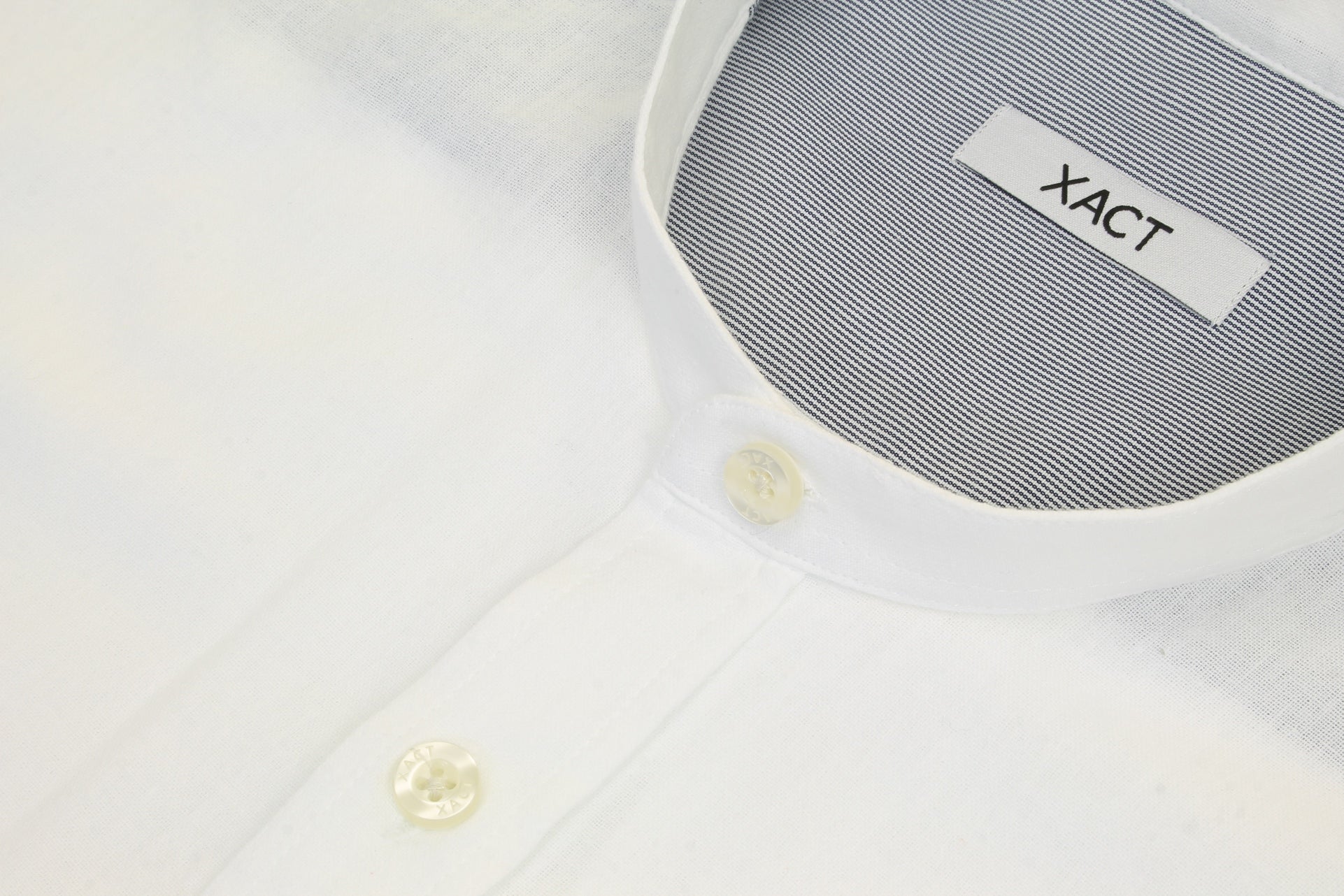 Xact Long Sleeved Linen Grandad Nehru Shirt-4