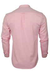 Xact Long Sleeved Linen Grandad Nehru Shirt-3