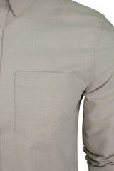 Xact Men's Plain Oxford Shirt, Under-Button Collar, Long Sleeved-2