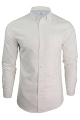 Xact Mens Long Sleeved Button-Down Collar Oxford Shirt-Main Image
