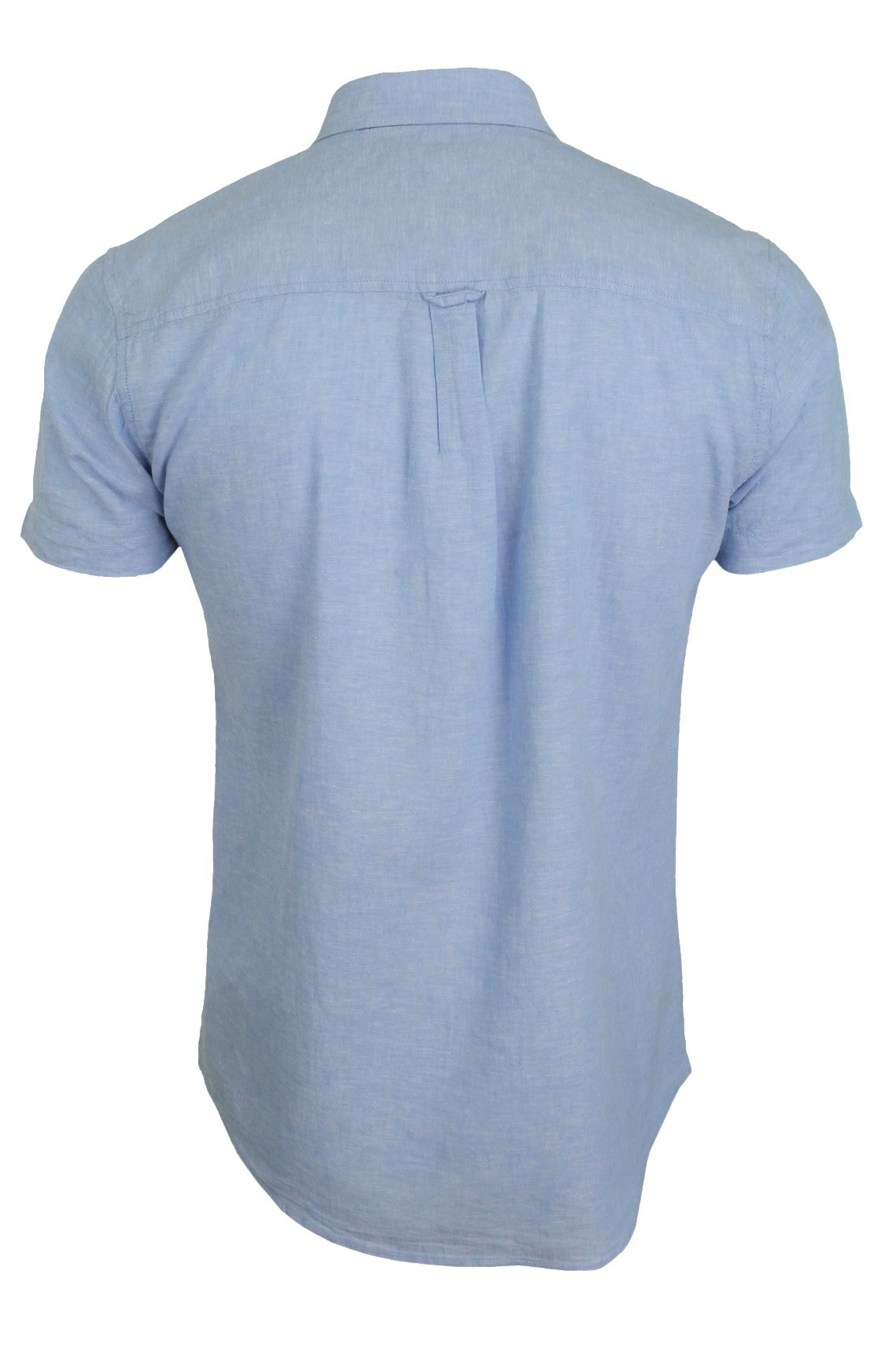 Xact Short Sleeved Linen Mix Shirt-3