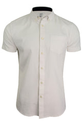 Xact Short Sleeved Linen Mix Shirt-Main Image